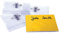 Pavo Premium Besucher Namensschilder, 50 Stück, 40 x 75 mm