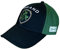 Lansdowne Grün/Schwarze Baseballkappe Baseball Hut Kappe Cap Basecap Snapback Mütze Kopf Zubehör für Herren mit Geprägtem Irland und Kleeblatt Wappen Design