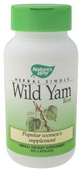 Natures Way Premium Herbal Wild Yam Root Capsules For Women - 100 Ea (pack of 1)