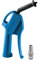AUPROTEC Druckluft Ausblaspistole, mit Luftschutschild, Sicherheits Druckluftpistole mit Stecker
