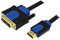 LogiLink CHB3103 Câble HDMI V1.4 avec Ethernet vers DVI Mâle/Mâle 3 m + Colour box avec Logo Noir
