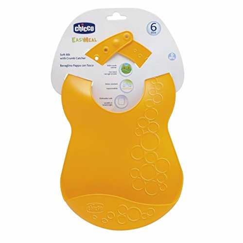Chicco 00003239000000 Schildlätzchen mit Auffangschale, Halsweite variabel, 6+ Monate