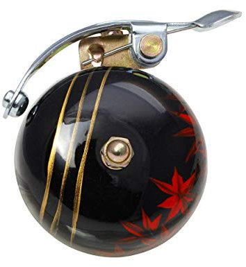 Crane Suzu Lever Strike Painted Brass Bell Maple by