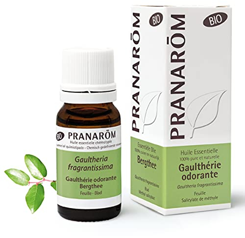 PRANARÔM - Gaulthérie Odorante Bio - Huile Essentielle Chémotypée - Pour Cosmétiques - 100% Pure Et Naturelle - HECT - 10 ml - Efficace et Pratique