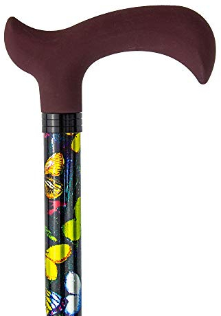 Bastón muletilla aluminio extensible mariposas