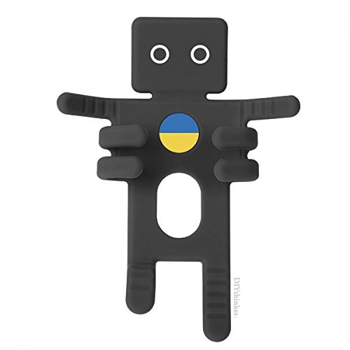 DIYthinker Ukraine Nationalflagge Europa Land-Telefon-Einfassung Auto-Armaturenbrett-Halter für Handy-Geschenk