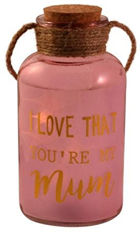 I Love That You're My Mum Large Light Up Bottle Gift