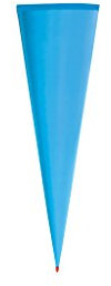Roth Schultüte Rohling pazifikblau 70 cm rund mit Roth Spitze