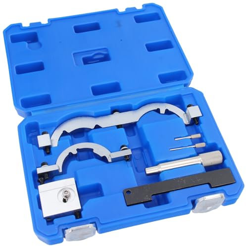 GEPCO Motor-Einstellwerkzeug Satz Steuerkette Nockenwellen Arretierwerkzeug Steuerzeiten Wechsel Werkzeug kompatibel mit Opel Astra J Corsa D Meriva Mokka Insignia 1.0 1.2 1.4 1.6 Benziner