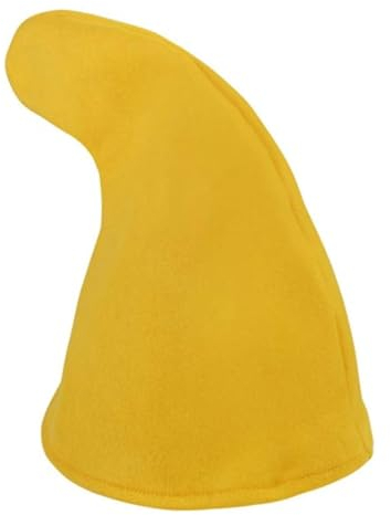 Trendandstylez Zwergenmütze Gelb, Einheitsgröße, Kopfbedeckung für Karneval, Fasching, Halloween, Kostüm