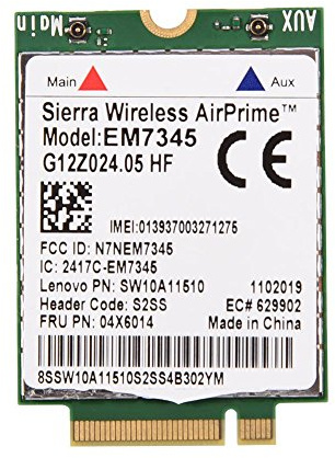 Bewinner Modulo EM7345 Scheda LTE 4G per ThinkPad X250 X1C W550 T450 X240 T440 - Modem Wireless Banda Larga Mobile Alta Velocità
