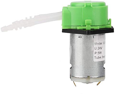 Bomba peristáltica, 24V bomba de dosificación Cabeza de tubo peristáltica de bricolaje utilizada en el campo experimental, análisis bioquímicos, productos farmacéuticos