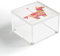 Society6 Cat Coquillette Pinata Pink und Roségold Acryl-Box, 4 x 4 x 2.5