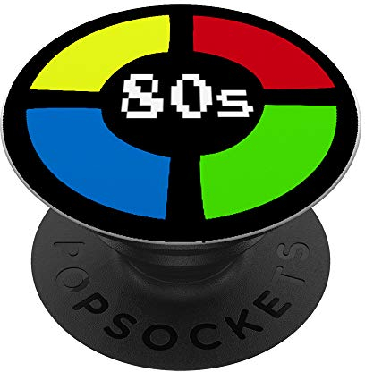 Nostalgische 80er Jahre Games Konsole Spiele Retro Gamer PopSockets Klebender PopGrip