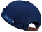 Clape Watch Cap Commando Work Beanie Corduroy Docker Leon Brimless Hat Rolled Cuff Harbour Hat (CT18-Navy Blue)