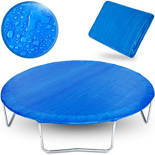 KIDUKU Trampolin Abdeckung 366 cm | Regenabdeckung wetterfest, reißfest & UV-beständig | Outdoor Wetterschutzplane