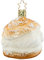 Inge Glas - Windbeutel - Kuchen - Christbaumschmuck, Baumschmuck - Glas - 7,5 cm - 1 Stück