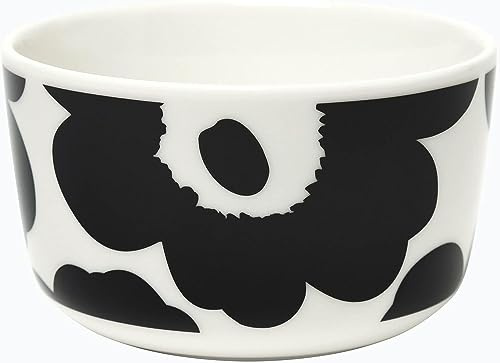 Marimekko - Oiva Unikko Schale 250 ml, weiß/schwarz