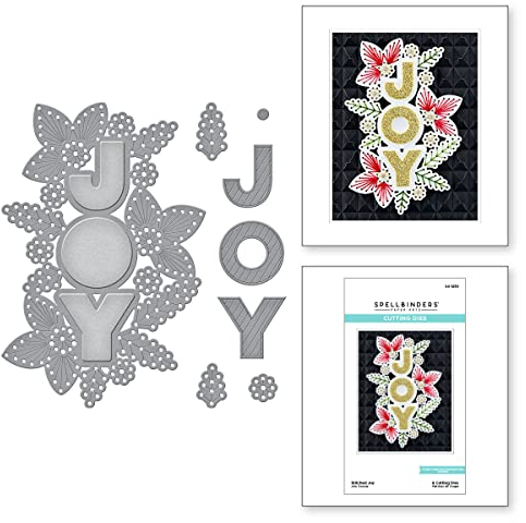 Spellbinders Stitched Joy Stanzschablonen, Metall