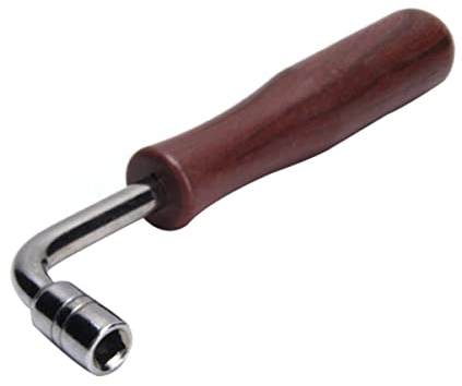 Milisten Musik-Stimmgerät, quadratisch, langlebig, Hammer, Zither Diy L-Form L-Schraubenschlüssel, Zubehör, Stimmgerät, viereckig, für Klavierbefestigung, Schraubenschlüssel, Instrumentspitze,
