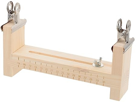OFFSCH 1 Set Holzarmbandhersteller Rahmen Rahmen Handgelenkschlaufe Lanyard Handschlaufe Handwerk Handbuch Geflochtenes Seil Armband Haushalt Zum Weben Flechten Ständer Webseil Halterung