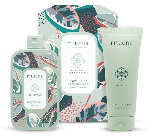 RITUENA INEBRIANTE MARRAKECH | Duschschaum 400 ml + Körpercreme 200 ml, vegane Formel.