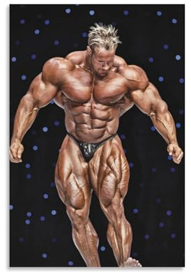 EVMILA Bodybuilding-Poster Jay-Cutler, dekoratives Gemälde, Leinwand, Wandposter und Kunstdruck, modernes Familienschlafzimmer-Dekor-Poster, 20 x 30 cm