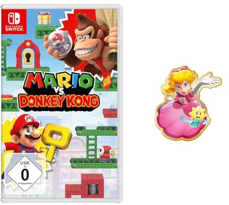 Mario vs. Donkey Kong - [Nintendo Switch] & Peach Pin