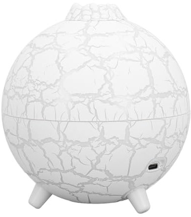 Difusor de Aroma, Enchufe USB, Modos de Niebla Intermitente, Humidificador Silencioso, Difusor de Aceites Esenciales de 200 Ml para el Hogar (White)
