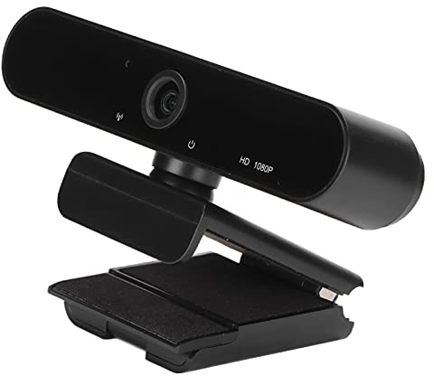 Denash USB2.0 Webkamera, Full HD 1080P 30FPS Computerkamera Videokonferenz Webcam mit Mikrofon USB Computer Streaming Live Broadcast Webkameras