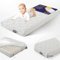 gowoll Baby Matratze 70x160 cm aus Kaltschaum mit Anti-Erstickungskanal 6 cm Höhe Kindermatratze für Babybett Kinderbett Hausbett und Reisebett (Wave Baby)