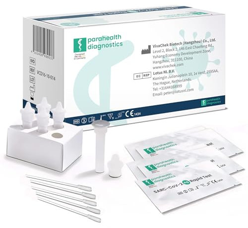 pDiagnostics 40x Corona Schnelltests | Nasaler COVID-19 Antigentest für Laien | Hohe Zuverlässigkeit & einfache Anwendung | Ergebnis in 15 Minuten