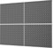 WALMANN Metall-Stecktafeln für Garage, Werkzeug-Organizer, Stecktafel für Stecktafel-Haken, kompatibel mit 0,3 cm und 0,6 cm Haken, Schwarz, 4 Stück