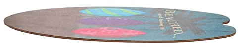 FUNOMOCYA Holzschild Surfboard Deko Mit Maritimem Design Für Bar Und Zuhause Vintage Surfbrett Wanddeko Im Strandstil Perfekte Dekoration Für Strandliebhaber Und Surfer