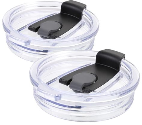 Alipis 2stücke Tumbler Ersatz Deckel Auslaufsichere Becherdeckel Flexible Silikondeckel Becherhüllen Tragbare Becherhülle Deckel Für Schnapsspender