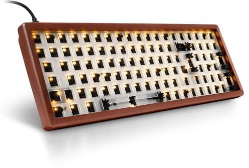 Sharkoon Skiller SGK50 S2 Wood Barebone, RGB Gaming Keyboard