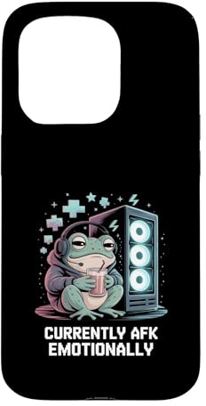 Hülle für iPhone 15 Pro Aktuell AFK Emotional Gamer Frog