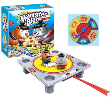 Kids Board Games - 2 Player Funny Fast-Paced Hamster Battle