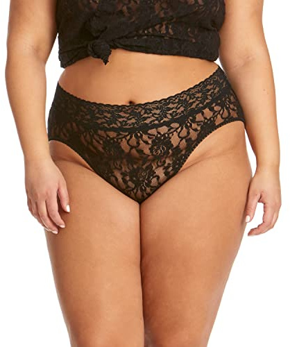 hanky panky, Signature Lace French Brief, Black, Large
