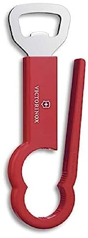 Victorinox Küchenutensilien PET-Flaschenöffner, Praktisch, Rostfreier Stahl, Robuster Kunststoffgriff, Swiss Made