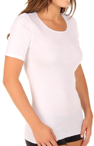 Hanro Damen 1/2 Arm Cotton Seamless Unterhemd