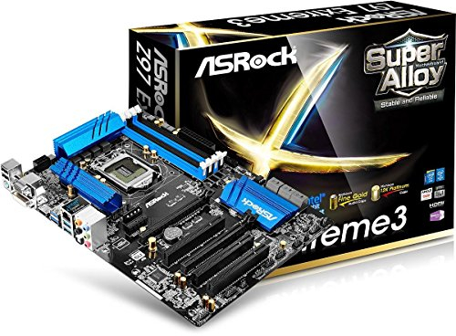 Asrock Extreme3 Z97 Mainboard Sockel (1150 (ATX, Intel Z97, 4x DDR3 Speicher, 6x SATA III, 6x USB 3.0)