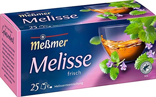 Meßmer Melissen-Mischung | 25 | Teebeutel | Vegan | Glutenfrei | Laktosefrei