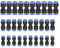 Keenso 30pcs Pneumatic Straight Connector Quick Release Fastener Fittings Plastic for Tubes 6mm 8mm 10mm