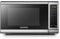 BLACK+DECKER EM720CB7 Digital Microwave Oven with Turntable Push-Button Door, Child Safety Lock, 700W, Stainless Steel, 0.7 Cu.ft