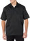 Amazon Essentials Men's Short-Sleeve Stain and Wrinkle-Resistant Work Shirt, Black, XXL