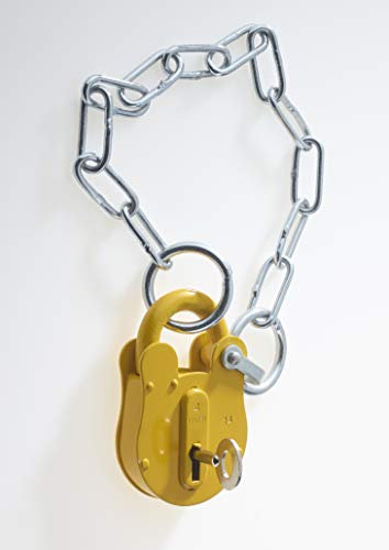 Cadenas pompier de Londres avec 1 clé FB14 Jaune
