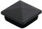 Camas Pfostenkappe 80 x 80 Kunststoff RAL 7016, Anthrazit
