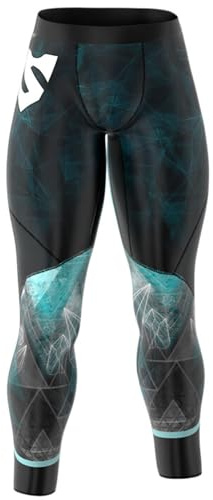 SMMASH Pantaloni A Compressione Pantaloni da Corsa per Uomo Leggings Lunghi Leggings Sportivi per Uomo Tecnologia di Seconda Pelle Traspirante Pantaloni da Corsa