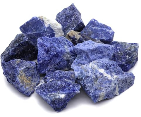 LAVISA Wasserstein Mischung | Premium Edelsteine für Edelsteinwasser | echte unbehandelte Natursteine, Rohsteine und Kristalle | Energiesteine, Heilsteine und Mineralsteine für Trinkwasser (Sodalith)